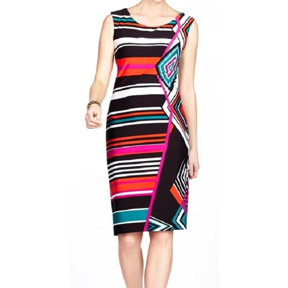 Cache - Women's Patterned Midi Dress